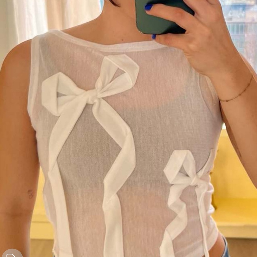 Zemeta tank top with bows - Picture 2 of 3
